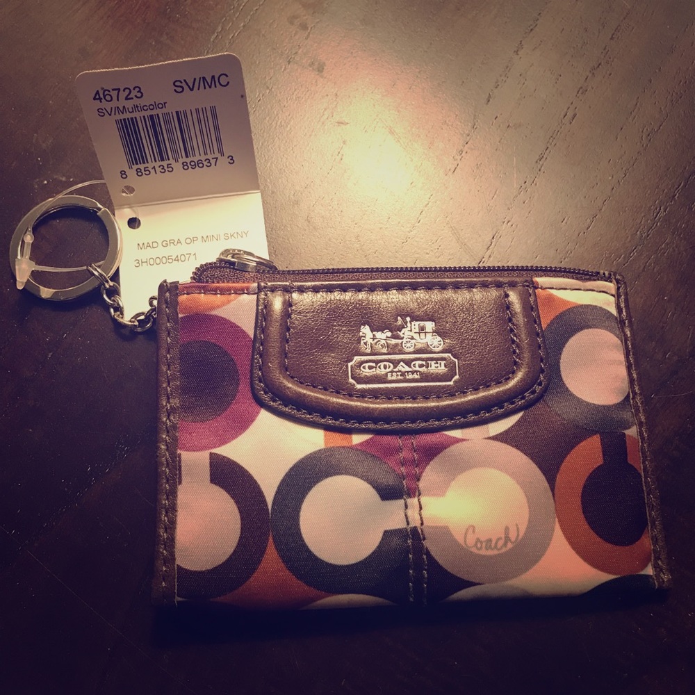 NWT ✨ Coach Keyring Card Holder